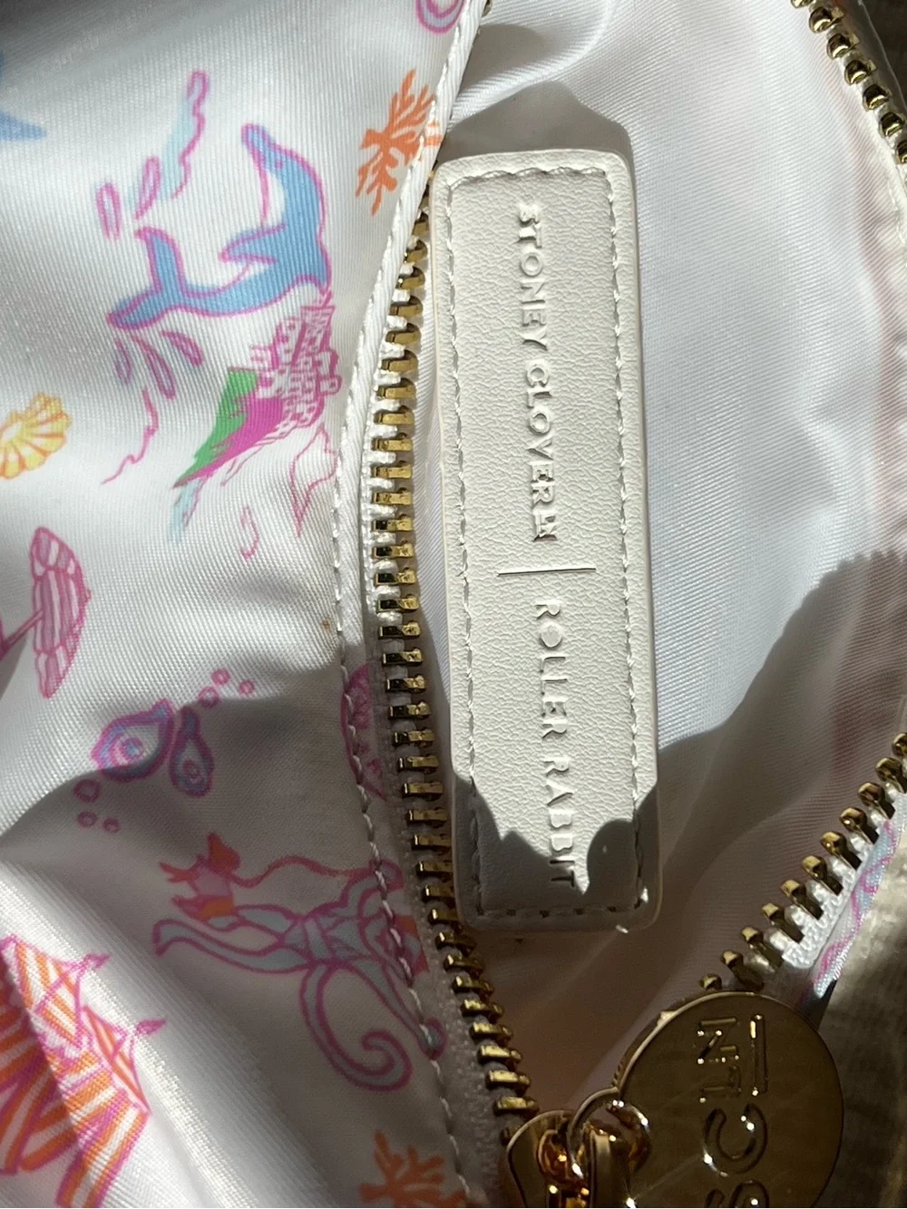 Stoney Clover Lane x Roller Rabbit Hotel Tropical Pouchette Bag